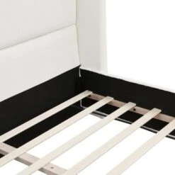 Christopher Knight Home Octavia Modern Upholstered Bed With Tall Headboard, White -Christopher Knight Home GUEST d79349c8 9bf2 479e 9835 b78016d215d8