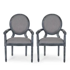 Set Of 2 Judith French Country Wood Upholstered Dining Chairs - Christopher Knight Home -Christopher Knight Home GUEST d88a5f21 1773 4085 bf32 5cd144aa5bc8