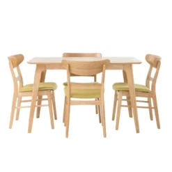 5pc 50" Idalia Mid-Century Modern Dining Set - Christopher Knight Home -Christopher Knight Home GUEST d91c5396 a5f2 4843 aace 6eecb9d58768