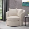 Smyrna Contemporary Upholstered Swivel Club Chair - Christopher Knight Home -Christopher Knight Home GUEST d984e417 29f4 4cc8 b8cf 467b9bc2381b