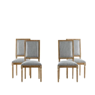 Christopher Knight Home Carina French Country Rubberwood Upholstered Dining Chair (Set Of 4) 12 Christopher Knight Home Carina French Country Rubberwood Upholstered Dining Chair (Set Of 4) - Image 10