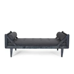 Zentner Rustic Tufted Double End Chaise Lounge With Bolster Pillows - Christopher Knight Home 20 Zentner Rustic Tufted Double End Chaise Lounge With Bolster Pillows - Christopher Knight Home -Christopher Knight Home GUEST dbbe28bf 0cc3 4789 8bfb 0a5f43f88073