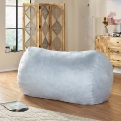 6.5' Inkom Modern Microfiber Pastel Bean Bag - Christopher Knight Home -Christopher Knight Home GUEST dbbe3c12 104c 48eb 84bb e84ddce85d29