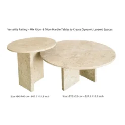 Christopher Knight Home Moira Unique Veining Natural Marble Round Coffee Table With Solid Slab Base -Christopher Knight Home GUEST dbd00575 6972 4ce4 ad02 eb41355161f3
