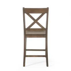 2pc Emory Farmhouse Upholstered Wood Counter Height Barstools - Christopher Knight Home -Christopher Knight Home GUEST dbd0f3df 94fb 4707 8ac4 d2a81500bfb7