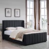 Queen Antoinette Traditional Upholstered Bed - Christopher Knight Home -Christopher Knight Home GUEST dd310624 5212 44c2 9321 b909841556b7