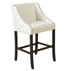 28" Milano Quilted Bonded Leather Barstool - Christopher Knight Home -Christopher Knight Home GUEST dde150f5 e20a 42f0 9375 dafa8cfcad6c