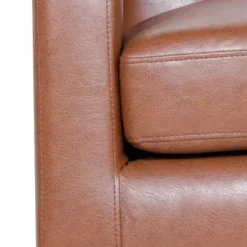Deanna Contemporary Faux Leather Tufted Accent Chair - Christopher Knight Home -Christopher Knight Home GUEST e029d9cf fb35 4613 a69a b953f8f0235c