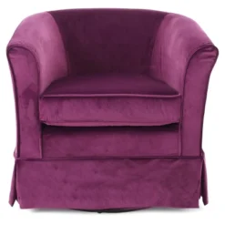 Cecilia Fabric Swivel Club Chair - Christopher Knight Home -Christopher Knight Home GUEST e04d7db1 6b56 4591 9a5f ad1bc1b9094a