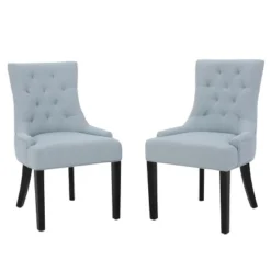 Set Of 2 Hayden Tufted Dining Chairs - Christopher Knight Home -Christopher Knight Home GUEST e069d58e bd12 44dc 8194 9ffe1fc876c1
