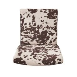 Set Of 2 Kassi Cowhide Print Upholstered Accent Chair - Christopher Knight Home -Christopher Knight Home GUEST e13ebf5e 0891 44ca a86f 85990befcc3b