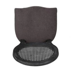 2pk Aquilla French Country Wood And Cane Upholstered Dining Chairs - Christopher Knight Home -Christopher Knight Home GUEST e159d8d2 4473 44ad b41a 51816e870346