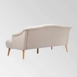 Adelia Contemporary Tufted Sofa Beige - Christopher Knight Home -Christopher Knight Home GUEST e18db34b 3b96 423a 9717 3c347df3edb0