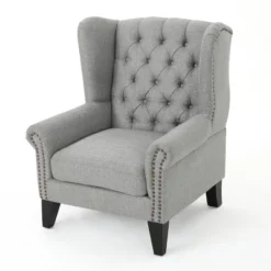 Laird Traditional Winged Accent Chair - Christopher Knight Home -Christopher Knight Home GUEST e28558d3 1779 4b71 ba8f 01e3a881a9ce