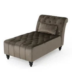 Rubie New Velvet Chaise Lounge - Christopher Knight Home -Christopher Knight Home GUEST e2f97f22 d9e8 4c91 b63f f4b60b070e35