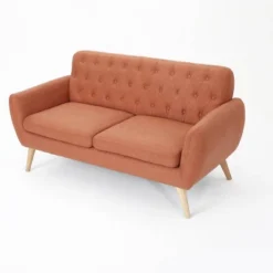 Bernice Petite Mid Century Modern Tufted Sofa - Christopher Knight Home -Christopher Knight Home GUEST e324f39c 1ca8 4af7 b900 3fdda094a739