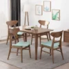 Set Of 4 Idalia Mid-Century Modern Dining Chairs Mint/Walnut - Christopher Knight Home 2 Set Of 4 Idalia Mid-Century Modern Dining Chairs Mint/Walnut - Christopher Knight Home -Christopher Knight Home GUEST e35a730a 1422 4564 b84a 307c684476ed