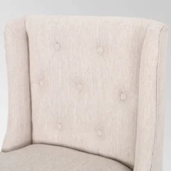 Set Of 2 Lansglen Button Tufted Wingback Barstools - Christopher Knight Home -Christopher Knight Home GUEST e5f03b54 1e01 4c48 86b8 36a800d2bd13