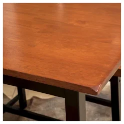 4pc Pomeroy Dining Set Walnut - Christopher Knight Home -Christopher Knight Home GUEST e68eff39 e1e3 43eb b2ec 19a8c8ecab5b