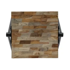 Gurley Handcrafted Modern Industrial Mango Wood Side Table Gray/Black - Christopher Knight Home -Christopher Knight Home GUEST e6986cf8 029d 413b a4cb 2405746e6996