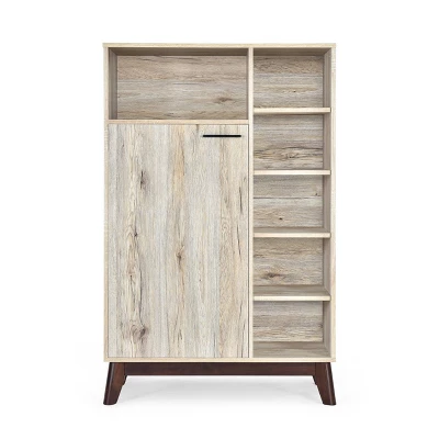 Rattler Mid-Century Modern Multi Functional Cabinet - Christopher Knight Home 11 Rattler Mid-Century Modern Multi Functional Cabinet - Christopher Knight Home - Image 9