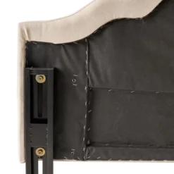 Contemporary Upholstered Headboard With Button Tufted Diamond Stitch & Nailhead Accents, Queen/Full Size Headboard -Christopher Knight Home -Christopher Knight Home GUEST e84166ad 73d6 4a25 b37d c0b70b334b8a