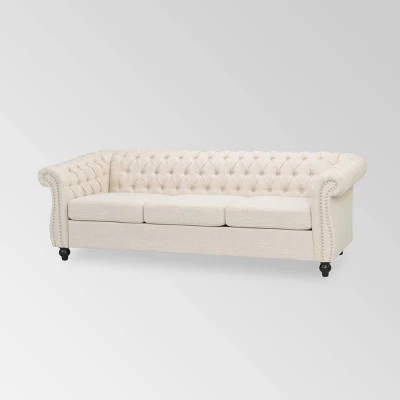 Parksley Tufted Chesterfield Sofa - Christopher Knight Home 10 Parksley Tufted Chesterfield Sofa - Christopher Knight Home - Image 8