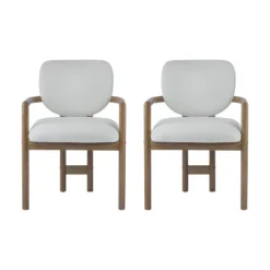 Christopher Knight Home Edge Modern Rubberwood Upholstered Dining Chairs (Set Of 2) 21 Christopher Knight Home Edge Modern Rubberwood Upholstered Dining Chairs (Set Of 2) -Christopher Knight Home GUEST ea3e98fa 9e21 44df b2e0 9ae6953d0b60