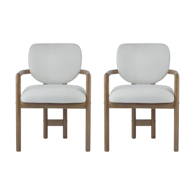 Christopher Knight Home Edge Modern Rubberwood Upholstered Dining Chairs (Set Of 2) 12 Christopher Knight Home Edge Modern Rubberwood Upholstered Dining Chairs (Set Of 2) - Image 10