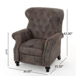 Walder Tufted Recliner - Christopher Knight Home -Christopher Knight Home GUEST ead2b710 6f74 4d82 b105 be093e1755e8