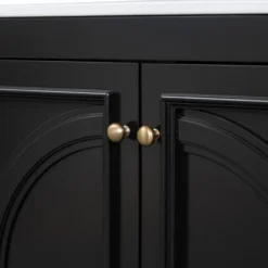 30"W Vintage Bathroom Vanity With Sink, Bathroom Cabinet With Adjustable Shelf, Drawer, Door Shelves And Soft Closing Door-Christopher Knight Home -Christopher Knight Home GUEST eb137d15 14f7 4b86 9b0e 720a2bcd888d