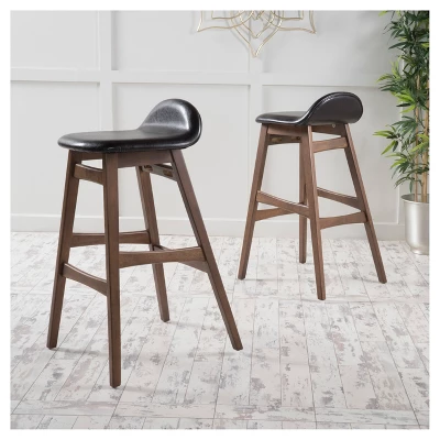 30" Moria Barstool (Set Of 2) - Christopher Knight Home 3 30" Moria Barstool (Set Of 2) - Christopher Knight Home