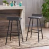 Set Of 2 Bidwell Modern Wood Barstool - Christopher Knight Home -Christopher Knight Home GUEST eca9e67b 544e 4fc2 a36e 3fca09bdc141