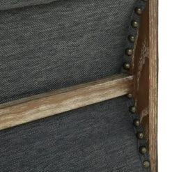 Saragus Chesterfield Tufted 3 Seater Sofa With Nailhead Trim Charcoal/Dark Brown - Christopher Knight Home -Christopher Knight Home GUEST ef3630d6 f190 40bd bb9a cf2f219b87aa