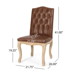 2pk Shylo Contemporary Faux Leather Dining Chairs - Christopher Knight Home 21 2pk Shylo Contemporary Faux Leather Dining Chairs - Christopher Knight Home -Christopher Knight Home GUEST ef4e4442 f5fc 4e7a a6c0 64a213ffc510