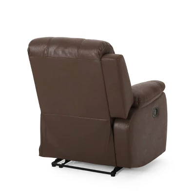 Meridan Contemporary Upholstered Theater Seating Reclining Sofa - Christopher Knight Home 6 Meridan Contemporary Upholstered Theater Seating Reclining Sofa - Christopher Knight Home - Image 4