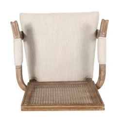 Set Of 2 Maria French Country Wood And Cane Upholstered Dining Chairs - Christopher Knight Home -Christopher Knight Home GUEST f2281338 2dae 4260 ae89 d0ceb7abf8ca 2