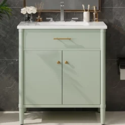 Christopher Knight Home Kachina Modern 31" Bathroom Vanity With Ceramic Sink, 2 Doors And Adjustable Shelf 20 Christopher Knight Home Kachina Modern 31" Bathroom Vanity With Ceramic Sink, 2 Doors And Adjustable Shelf -Christopher Knight Home GUEST f26eabdd 67a4 4dfc a741 a25e6f34ce26