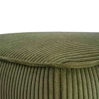Christopher Knight Home Hayes Corduroy And Wood Square Accent Ottoman, Olive Green 7 Christopher Knight Home Hayes Corduroy And Wood Square Accent Ottoman, Olive Green - Image 5