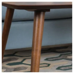 Jazzman High Coffee Table - Walnut - Christopher Knight Home: Rubberwood & MDF, 4-Leg Base, 22.05" Height 7 Jazzman High Coffee Table - Walnut - Christopher Knight Home: Rubberwood & MDF, 4-Leg Base, 22.05" Height -Christopher Knight Home GUEST f4d75a66 6098 445b ae07 d86532a6b027