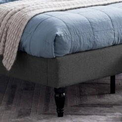 Queen Roz Upholstered Traditional Bed Charcoal Gray - Christopher Knight Home -Christopher Knight Home GUEST f4e2622d 0385 4228 977d 046fe4569d5e
