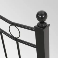 Twin Bouvardia Contemporary Iron Bed Black - Christopher Knight Home -Christopher Knight Home GUEST f6cb2823 13e5 45c0 90c8 909e825a5ad4