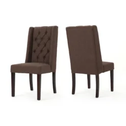 Set Of 2 Blythe Tufted Dining Chairs - Christopher Knight Home -Christopher Knight Home GUEST f7d575e3 edb1 4c6e 9d40 3fe8660953f2