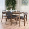 5pc Colette Dining Set Charcoal - Christopher Knight Home -Christopher Knight Home GUEST f82cff18 e1b0 49cc aca5 a459aab0db8b