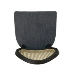 2pc Govan French Country Wooden Counter Height Barstools With Upholstered Seating Charcoal/Black - Christopher Knight Home -Christopher Knight Home GUEST f9a9d883 2303 4347 af2d 54ee57626421