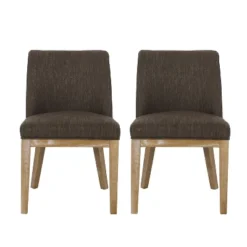 Christopher Knight Home Camas Contemporary Upholstered Wood Dining Chairs (Set Of 2) -Christopher Knight Home GUEST fc0d9044 e503 436c 991e 2bb1a929100b