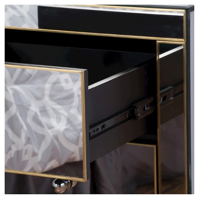 Lenorr Mirrored End Table - Gold - Christopher Knight Home 5 Lenorr Mirrored End Table - Gold - Christopher Knight Home - Image 3