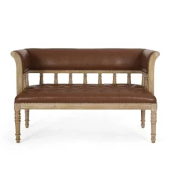 Loyning Traditional Upholstered Tufted Loveseat - Christopher Knight Home -Christopher Knight Home GUEST febd12e2 ea82 4c94 8530 e6cebd8d64f3