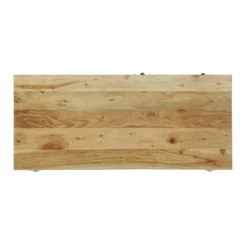 Laymon Modern Industrial Handcrafted Acacia Wood Live Edge Cabinet With Sliding Door Natural/Black - Christopher Knight Home -Christopher Knight Home GUEST fffe4041 9b7d 4507 9479 6ffe52820ef0